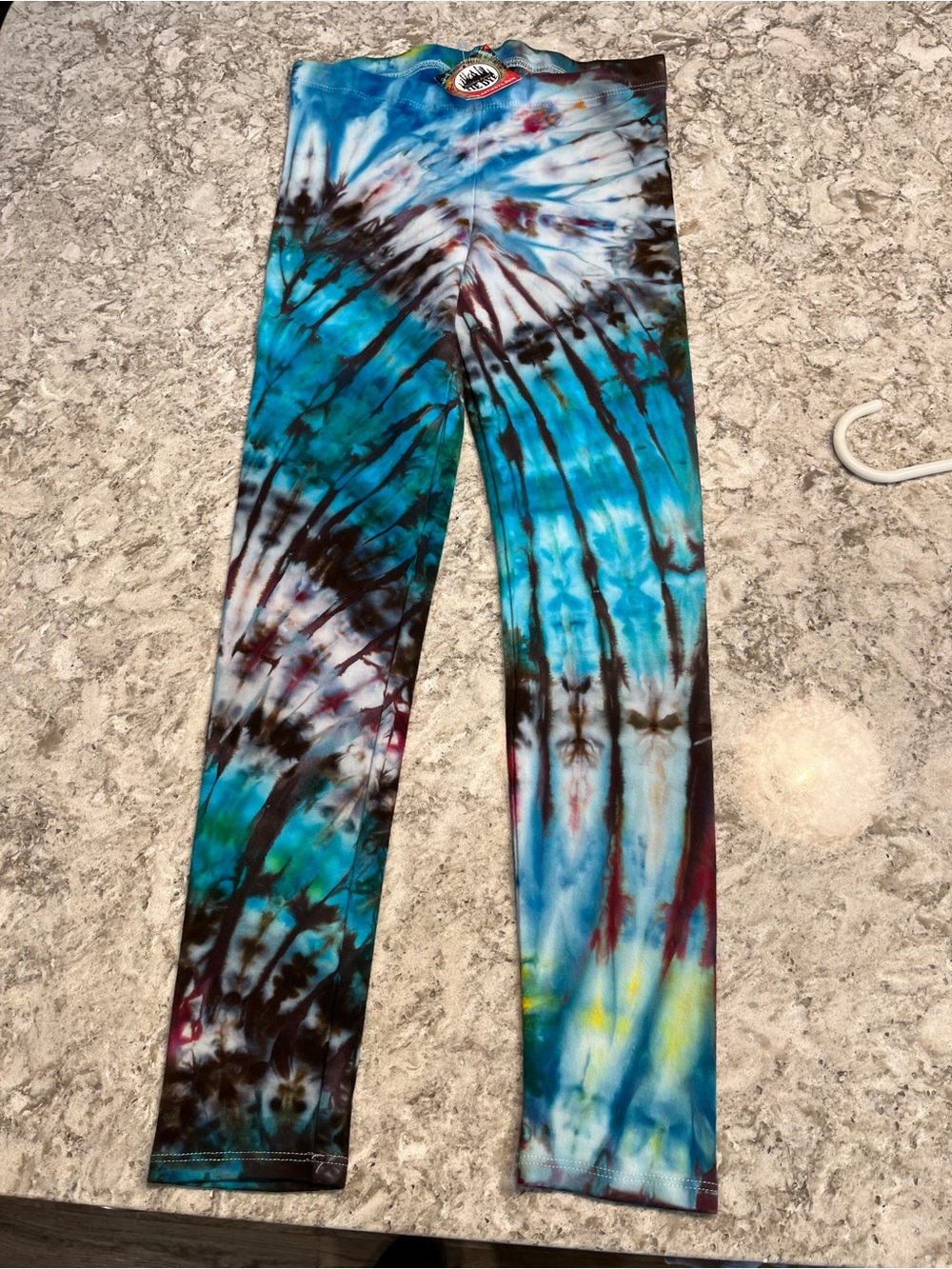 Royal Apparel Tie-Dye Leggings Multi Colored 
Sz S NWT